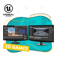 Unreal Engine 4. Игровой движок - КИБЕРшкола программирования для детей, компьютерные курсы для школьников, начинающих и подростков - KIBERone г. Реутов