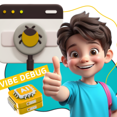 Тестирование & Vibe Debug. Охотники за багами - КИБЕРшкола программирования для детей, компьютерные курсы для школьников, начинающих и подростков - KIBERone г. Реутов