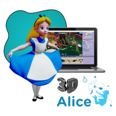 Alice 3d - КИБЕРшкола программирования для детей, компьютерные курсы для школьников, начинающих и подростков - KIBERone г. Реутов