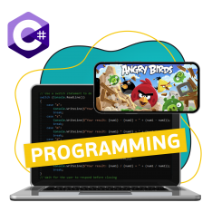Программирование на C#. Удивительный мир 2D-игр - КИБЕРшкола программирования для детей, компьютерные курсы для школьников, начинающих и подростков - KIBERone г. Реутов