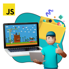 Программирование на JavaScript. Учимся создавать игры! - КИБЕРшкола программирования для детей, компьютерные курсы для школьников, начинающих и подростков - KIBERone г. Реутов