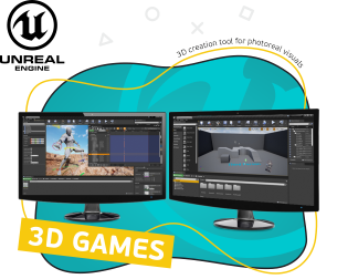 Unreal Engine 4. Игровой движок - Школа программирования для детей, компьютерные курсы для школьников, начинающих и подростков - KIBERone г. Реутов