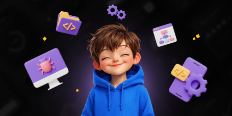 Идеальный сайт с нуля: код, дизайн и AI-помощник - КИБЕРшкола программирования для детей, компьютерные курсы для школьников, начинающих и подростков - KIBERone г. Реутов